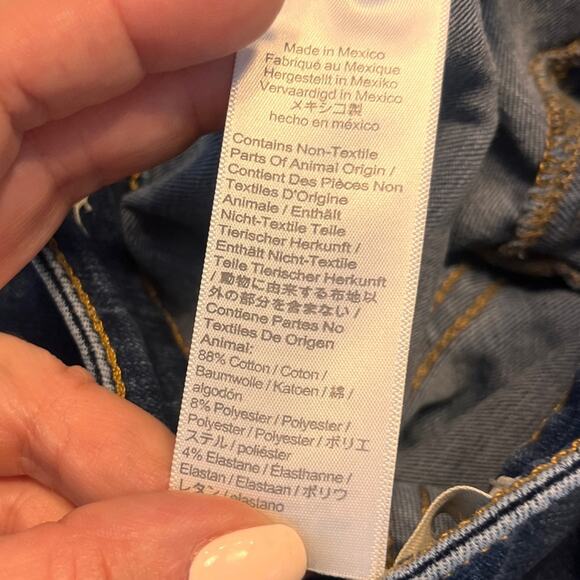 Madewell Curvy High Rise Skinny Jeans Dark Wash 26P - Picture 11 of 14